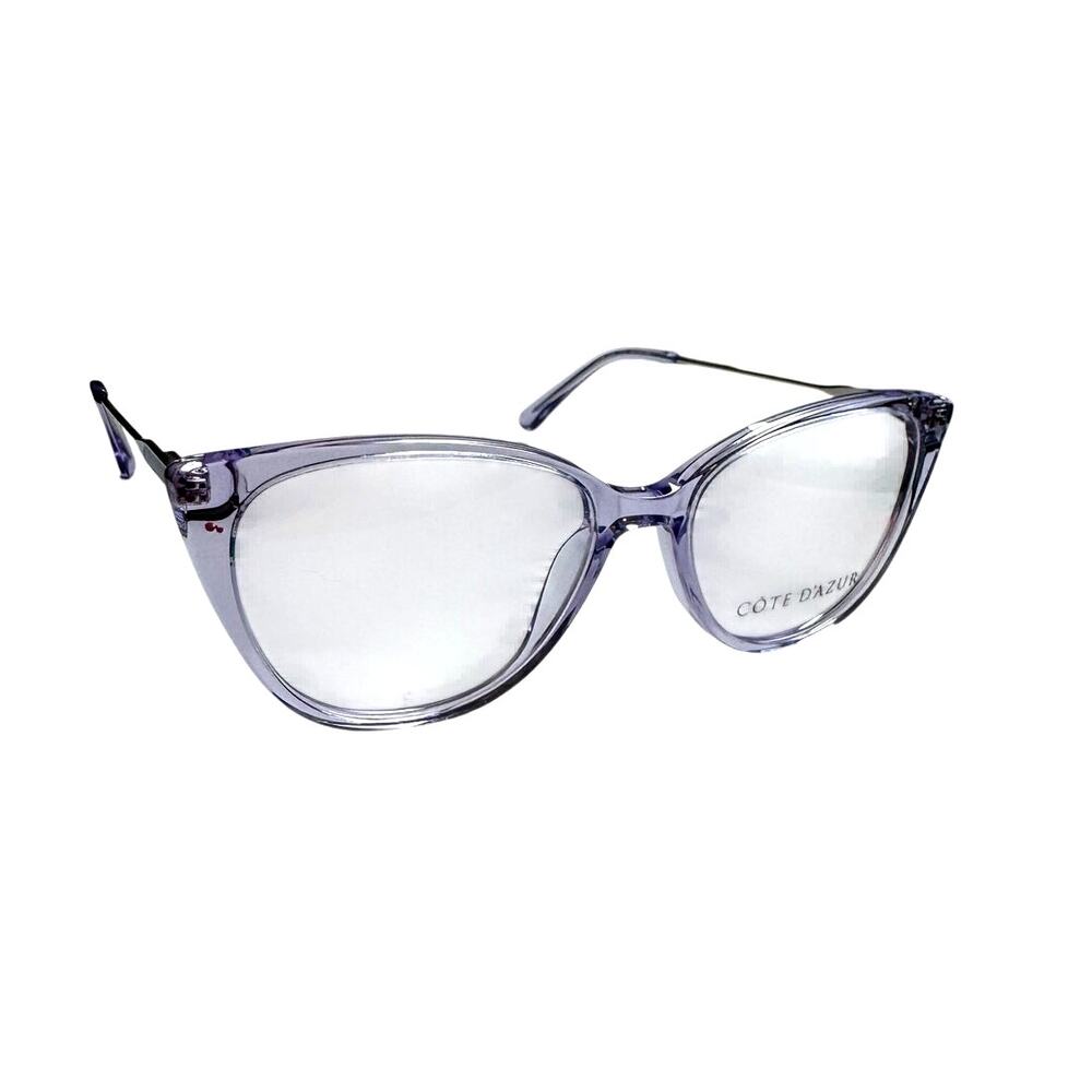 NEW Cote d'Azur 336 Lilac Silver Eyeglasses